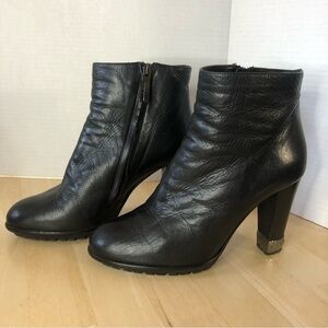 Baldinini Plush Lined Leather Boots Made in Italy-Size 36/5.5